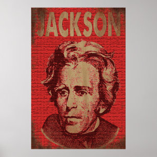 Andrew Jackson Poster (Rouge)