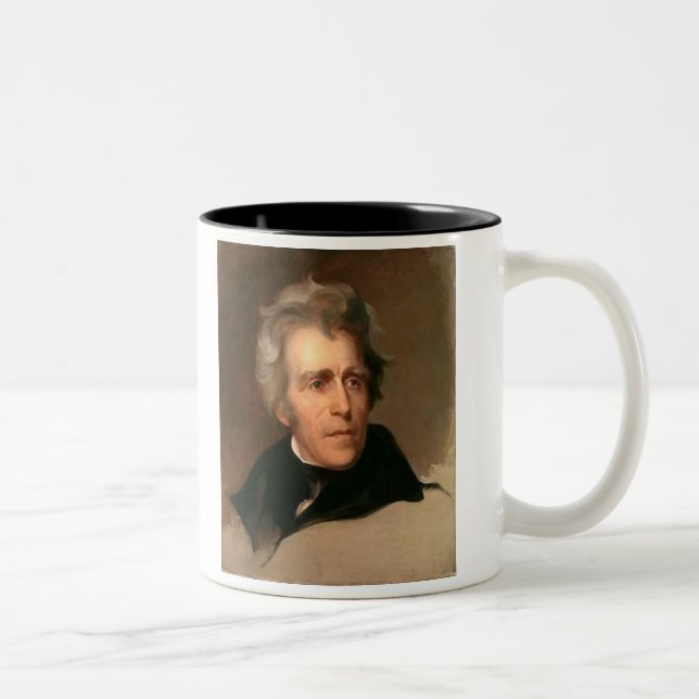 Andrew Jackson Two-Tone Coffee Mug (Right)