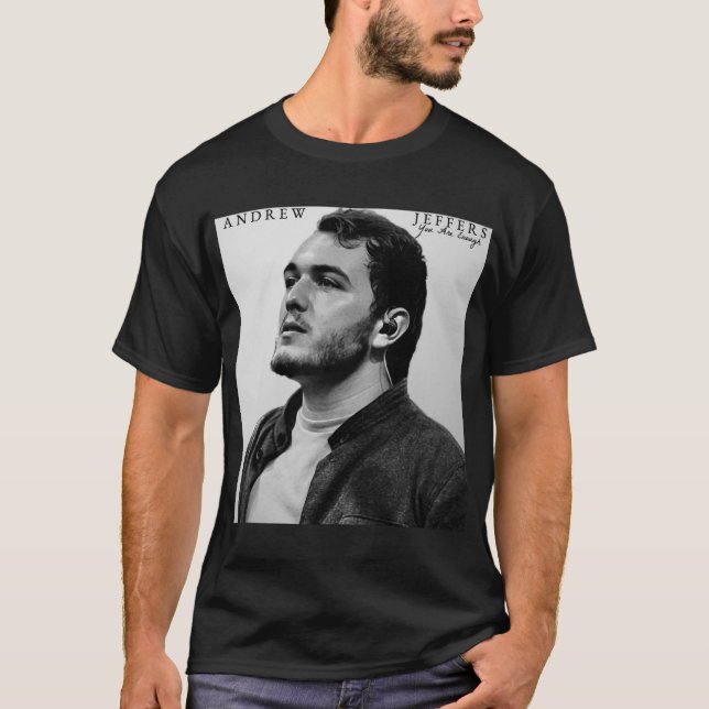 Andrew Jeffers You Are Enough Black T-Shirt (Front)