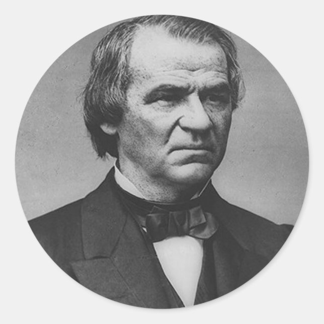 Andrew Johnson 17 Classic Round Sticker (Front)