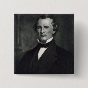 Andrew Johnson (1808-75), 17th President of the Un 2 Inch Square Button
