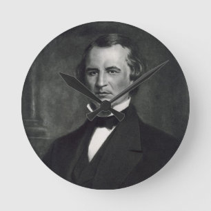 Andrew Johnson (1808-75), 17th President of the Un Round Clock