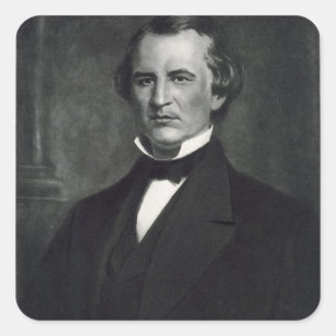 Andrew Johnson (1808-75), 17th President of the Un Square Sticker