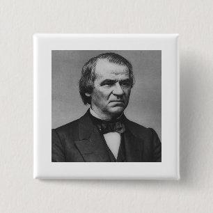 Andrew Johnson 2 Inch Square Button