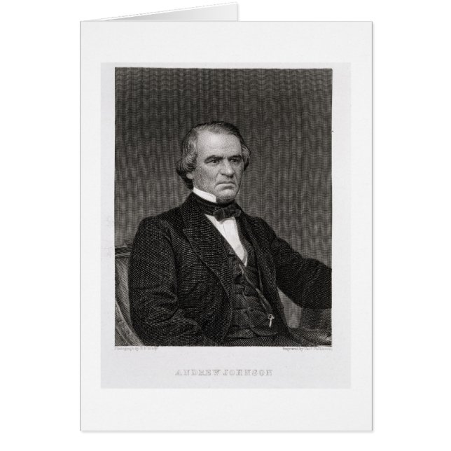 Andrew Johnson, engraved from a photograph by Thom (Front)