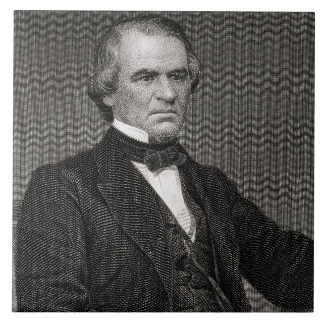 Andrew Johnson, engraved from a photograph by Thom Tile (Front)
