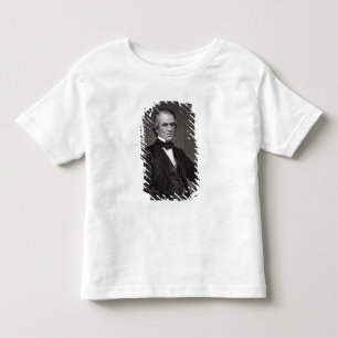 Andrew Johnson, engraved from a photograph by Thom Toddler T-shirt