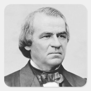 Andrew Johnson Square Sticker