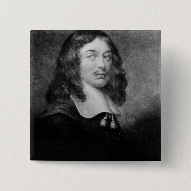 Andrew Marvell , engraved by John Raphael Smith 2 Inch Square Button (Front)