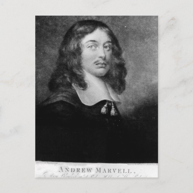 Andrew Marvell , engraved by John Raphael Smith Postcard (Front)