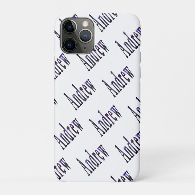 Andrew Name In Nebula Blue, Case-Mate iPhone Case (Back)