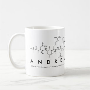 Andrew peptide name mug