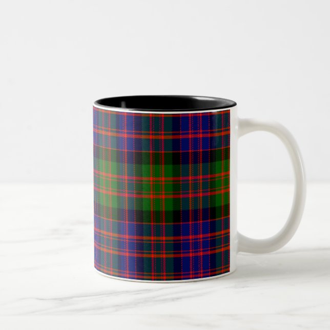 Andrew Scottish Tartan Two-Tone Coffee Mug (Right)