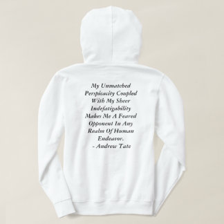 Andrew Tate Sweat - shirt à capuche/Personnalisé C