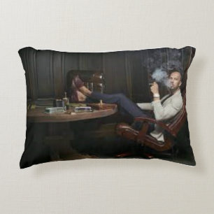 Andrew Tate Top G Cigar Pillow Design