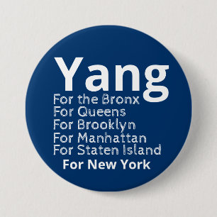 Andrew Yang for Mayor 3 Inch Round Button