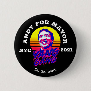 Andrew Yang for NYC Mayor 2021 2 Inch Round Button