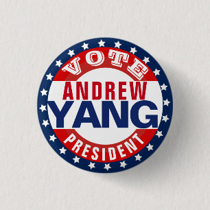 Andrew Yang for President 1 Inch Round Button