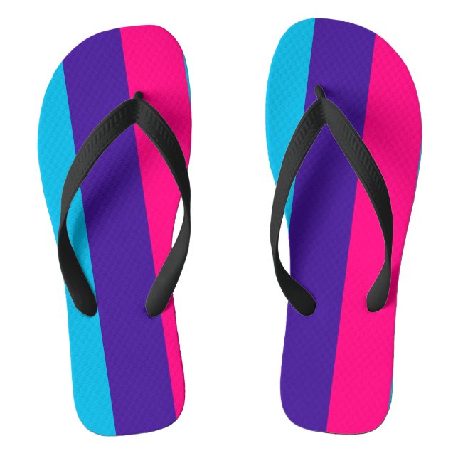 Androgyne Pride Flip Flops (Footbed)