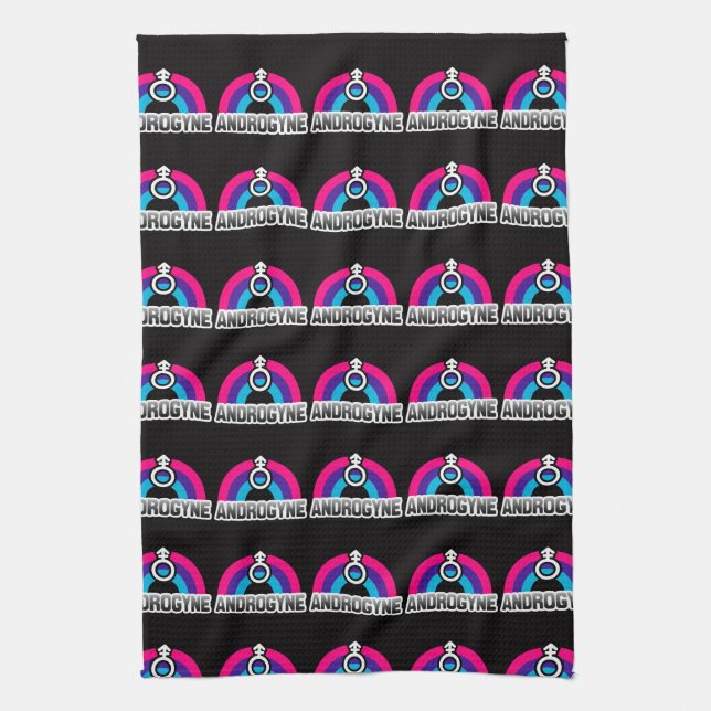 Androgyne Pride Kitchen Towel (Vertical)