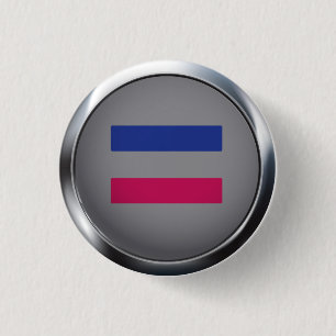 Androgynous 1 Inch Round Button