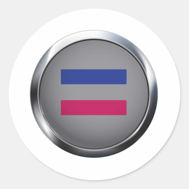 ANDROGYNOUS MEDALLION STICKER (Front)