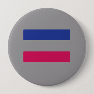 ANDROGYNOUS PRIDE 4 INCH ROUND BUTTON