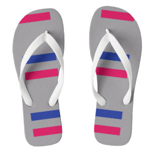 Androgynous Pride Flip Flops