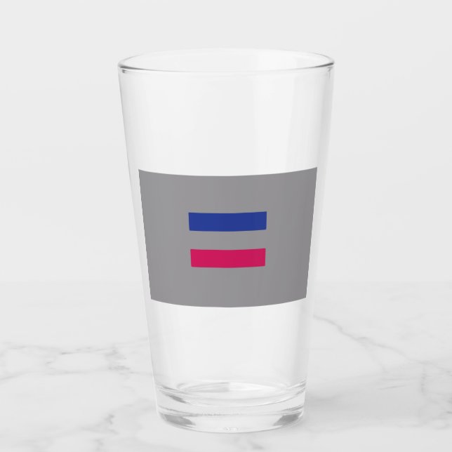 Androgynous Pride Glass (Front)