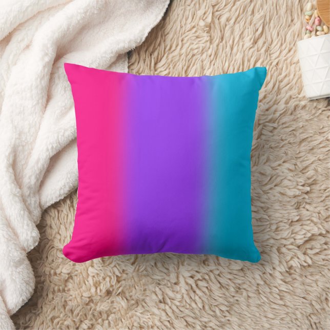 Androgynous Pride Gradient - Gift for Androgynous  Throw Pillow (Blanket)