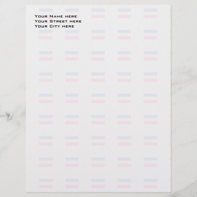 ANDROGYNOUS PRIDE PATTERN LETTERHEAD (Front)