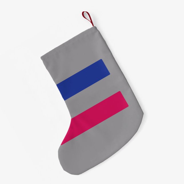 ANDROGYNOUS PRIDE SMALL CHRISTMAS STOCKING (Back (Hanging))
