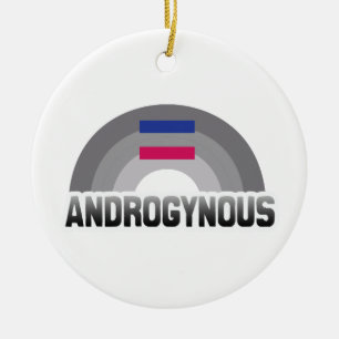 ANDROGYNOUS RAINBOW CERAMIC ORNAMENT