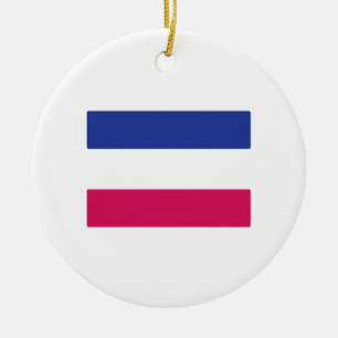 ANDROGYNOUS SYMBOL CERAMIC ORNAMENT