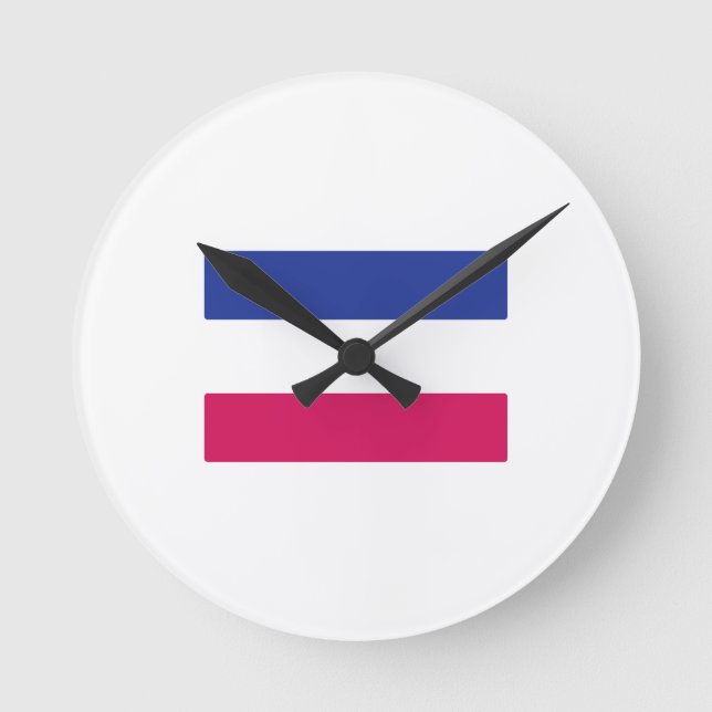 ANDROGYNOUS SYMBOL ROUND CLOCK (Front)