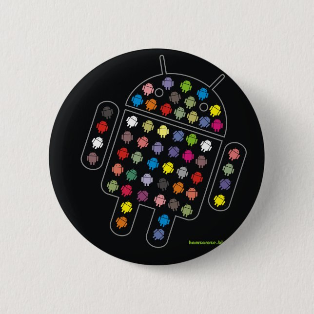 Android 2 Inch Round Button (Front)
