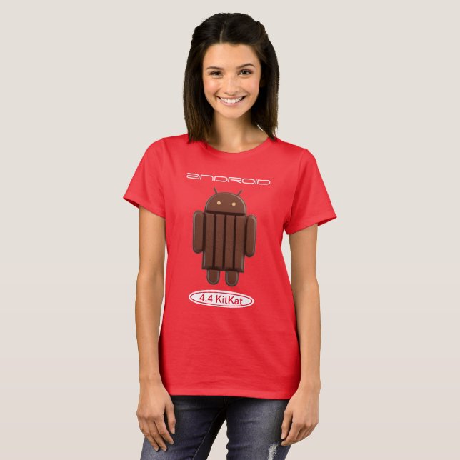 Android 4.4 KitKat T-Shirt (Front Full)