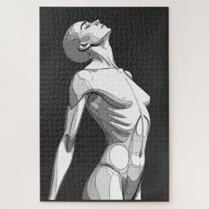 Android Anatomy Challenge - Premium Jigsaw Puzzle