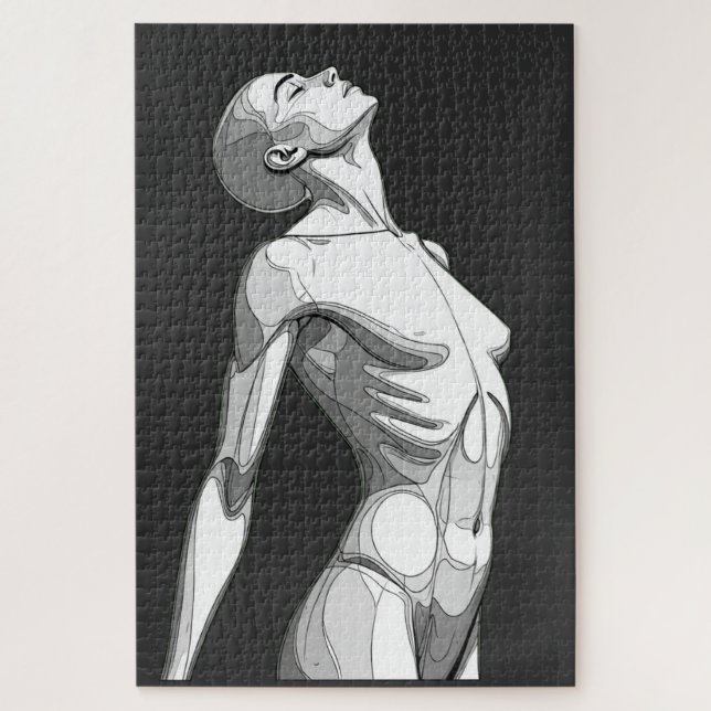 Android Anatomy Challenge - Premium Jigsaw Puzzle (Vertical)