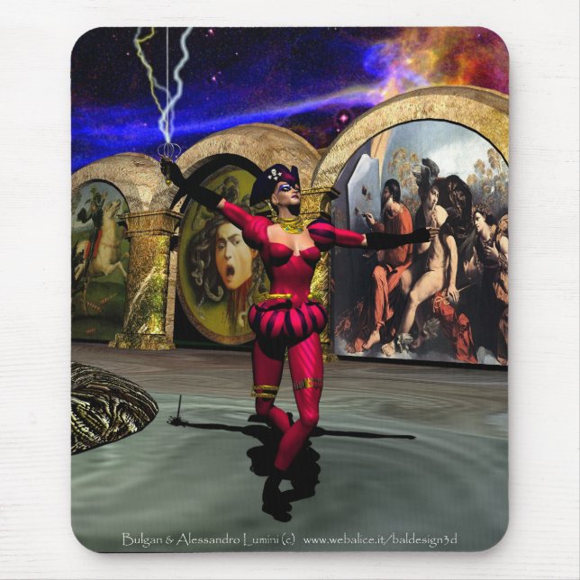 ANDROID BALLET , Science Fiction Mouse Pad (Front)