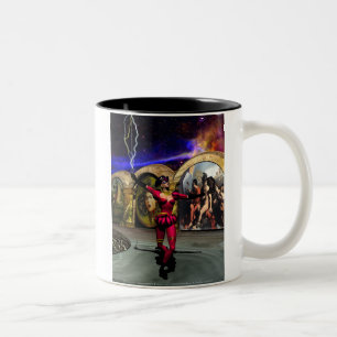 ANDROID BALLET , Science Fiction Two-Tone Coffee Mug