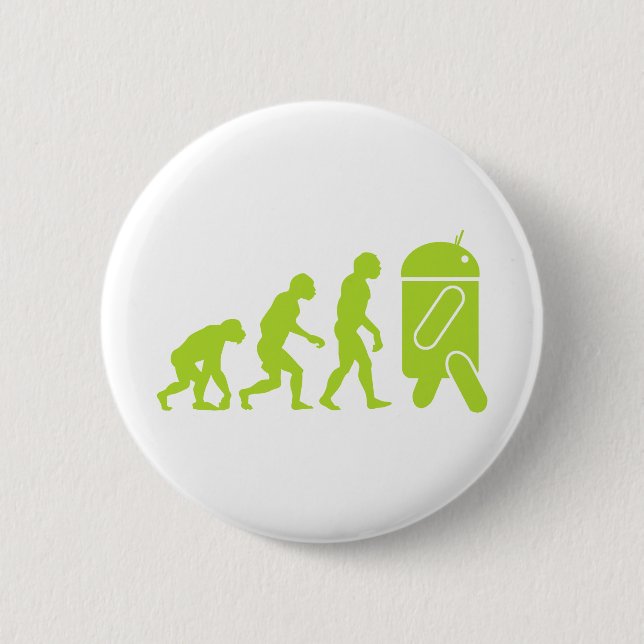 Android Evolution 2 Inch Round Button (Front)