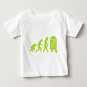 Android Evolution Baby T-Shirt