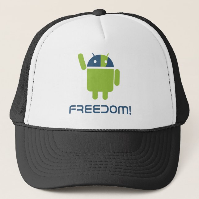 Android=Freedom Trucker Hat (Front)