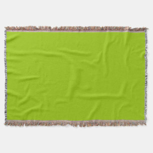 Android Green Colour Decor Ready to Customize Throw Blanket