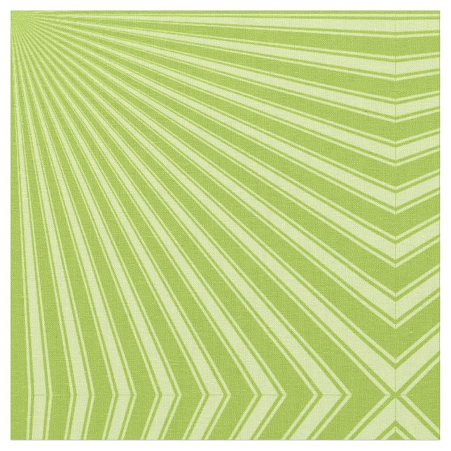 Android green Colour Stripe Funky Pattern Fabric (Close Up)