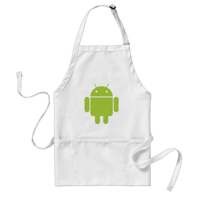 Android Green Robot Logo Standard Apron (Front)