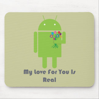 Android in Love Mouse Pad