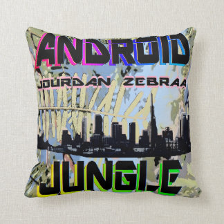 Android Jungle Famous MixTape Coussin 16" x 16
