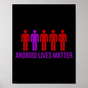 Android Lives Sticker Poster